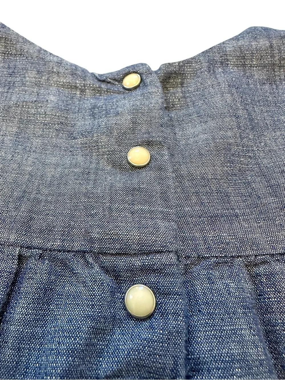 Gymboree | Tiered Chambray Sparkle Shift Dress (10)